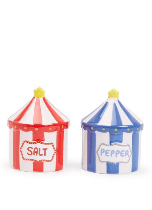 DOIY Fun Fair peper- en zoutstel 7,5 cm
