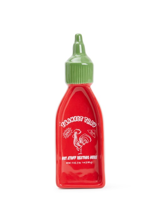 DOIY Sriracha opbergschaal 23,5 x 7,5 cm - voorkant rood