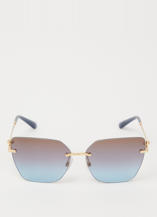 Dolce & Gabbana Buttefly zonnebril DG2321 - detail 2 goud