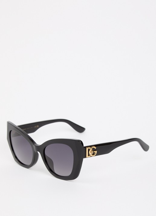 Dolce & Gabbana Butterfly zonnebril DG4405F - voorkant 4 zwart