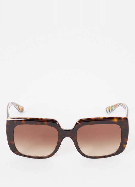 Dolce & Gabbana Butterfly zonnebril DG4414 - detail 3 bruin
