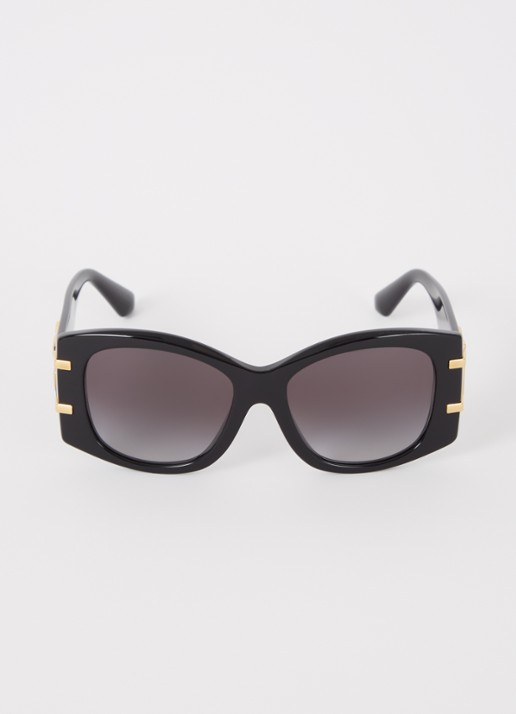 Dolce & Gabbana Butterfly zonnebril DG4501 - detail zwart