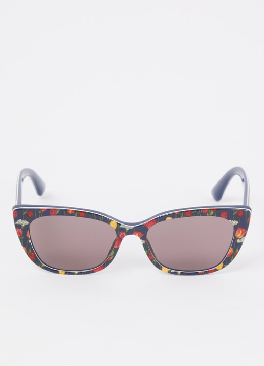 Dolce & Gabbana Butterfly zonnebril DX4427  - detail donkerblauw