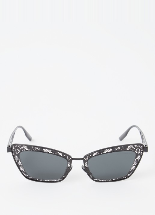 Dolce & Gabbana Cat Eye zonnebril DG2311  - detail zwart
