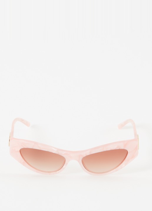 Dolce & Gabbana Cat Eye zonnebril DG4450 - detail roze