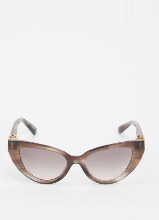 Dolce & Gabbana Cat Eye zonnebril DG4497 - detail 2 grijs