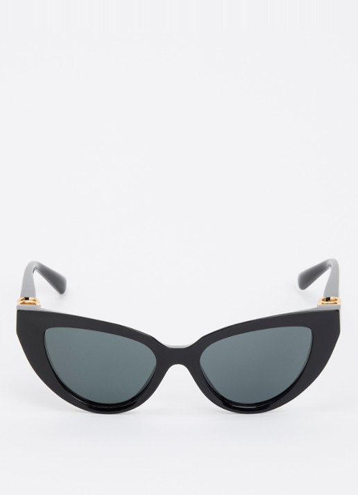 Dolce & Gabbana Cat Eye zonnebril DG4497 - detail 2 zwart