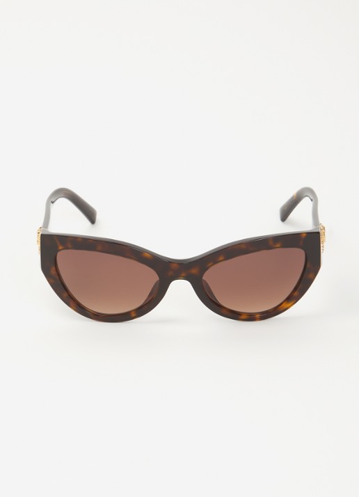 Dolce & Gabbana Cat Eye zonnebril DG4536 - detail 2 bruin
