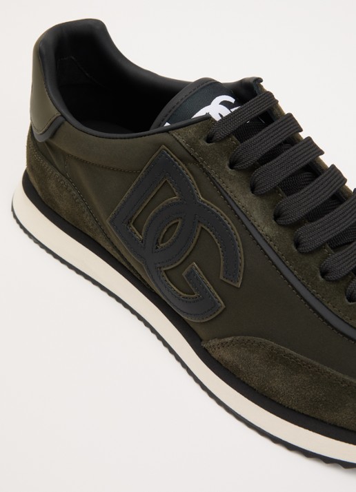Dolce & Gabbana Cushion sneakers met kalfsleren details - detail 4 bronsgroen