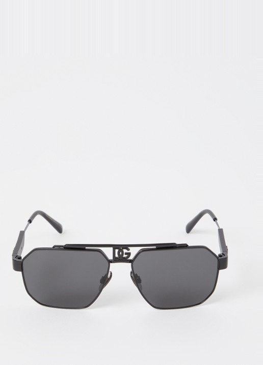 Dolce & Gabbana Dark Sicily zonnebril DG2294  - detail 3 zwart