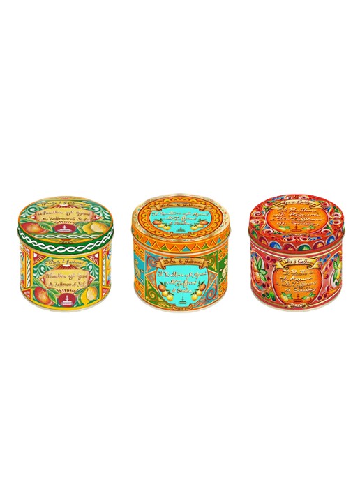 Dolce & Gabbana Fiasconaro panettone met citrusvruchten in bewaarblik 100 gram