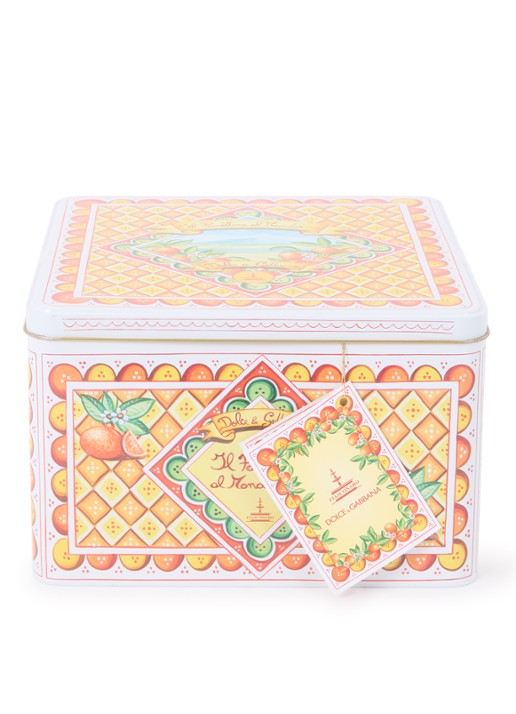 Dolce & Gabbana Mandarino Di Sicilia panettone met gekonfijte mandarijnen 1kg - voorkant multicolor