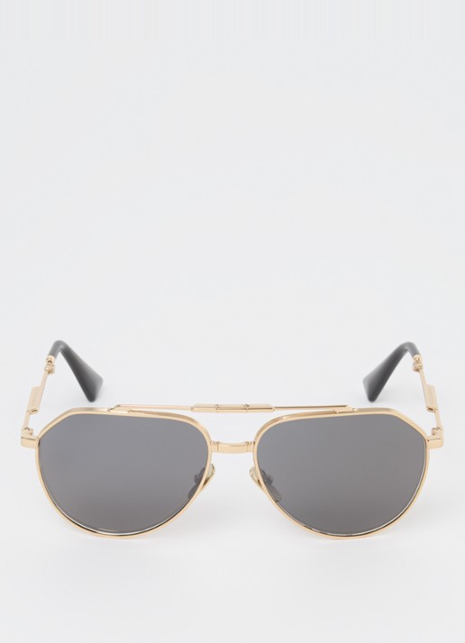 Dolce & Gabbana Piloten zonnebril DG2302 - detail 3 goud