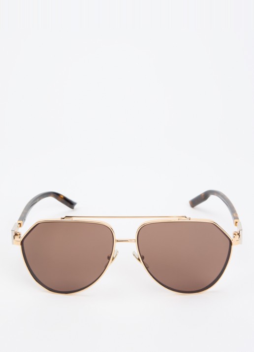 Dolce & Gabbana Piloten zonnebril DG2315 - detail 2 goud