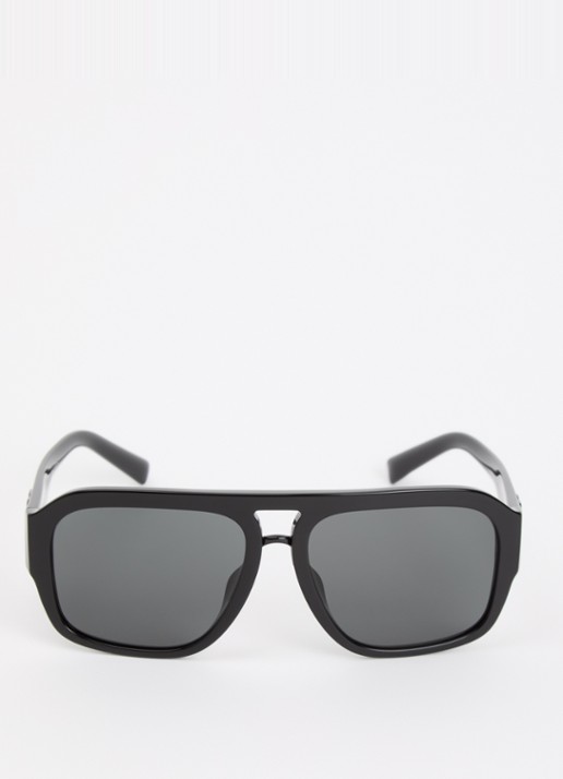Dolce & Gabbana Piloten zonnebril DG4403F - detail zwart