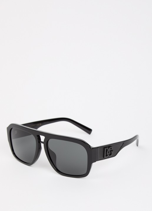 Dolce & Gabbana Piloten zonnebril DG4403F - voorkant 4 zwart