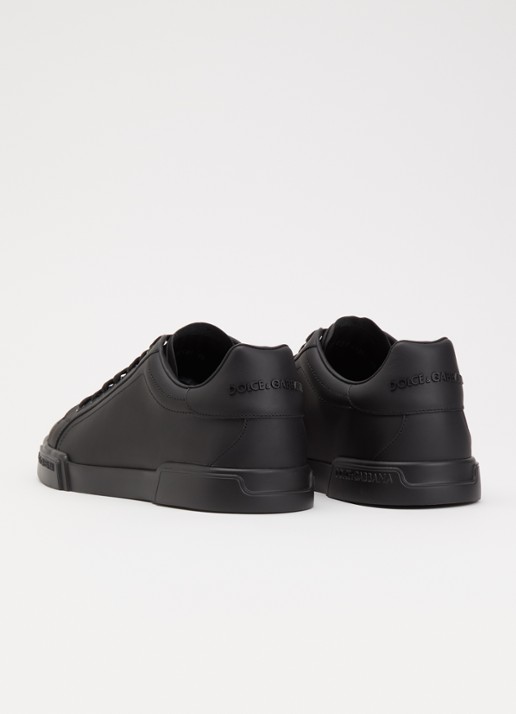 Dolce & Gabbana Portofino sneaker van kalfsleer - achterkant 7 zwart