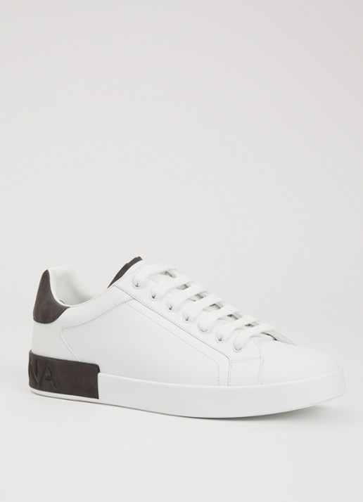 Dolce & Gabbana Portofino sneaker van kalfsleer