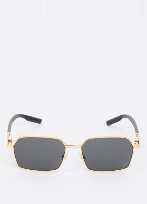 Dolce & Gabbana Retro zonnebril DG2316 - detail 2 goud