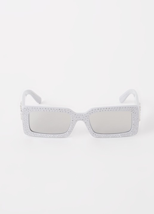 Dolce & Gabbana Retro zonnebril DG4447B   - detail lichtgrijs