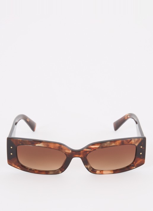 Dolce & Gabbana Retro zonnebril DG4479 - detail 2 donkerbruin
