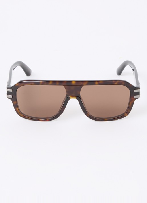 Dolce & Gabbana Shield zonnebril DG4507 - detail 2 bruin