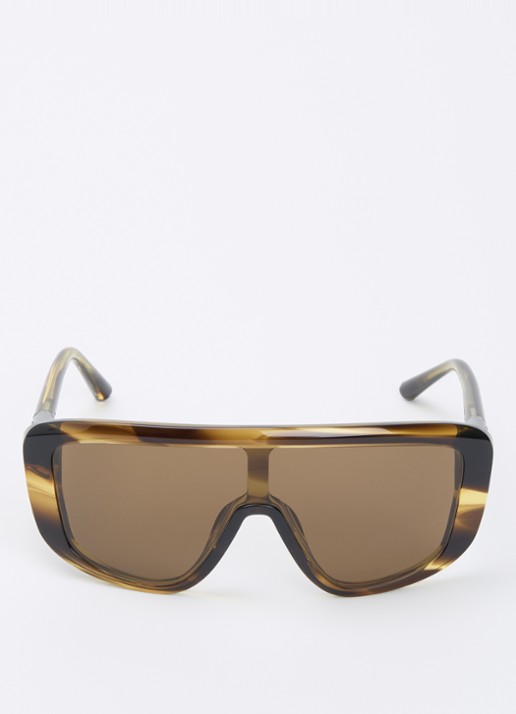 Dolce & Gabbana Shield zonnebril DG4520 - detail 2 bruin