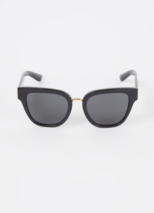 Dolce & Gabbana Wayfarer zonnebril DG4437 - detail zwart