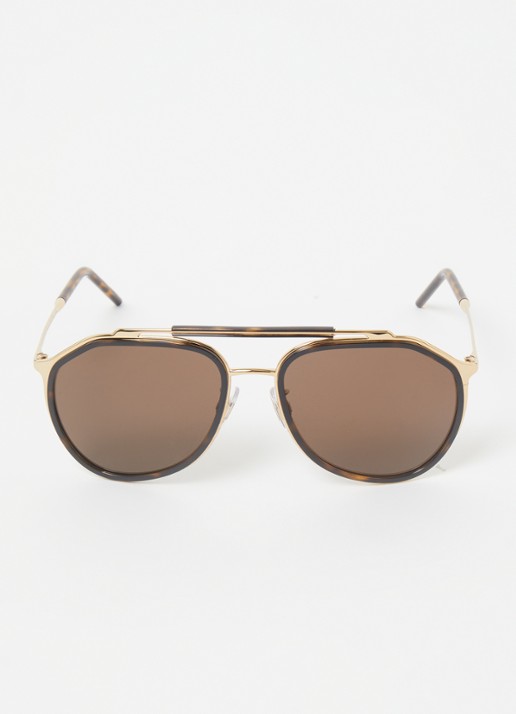 Dolce & Gabbana Zonnebril DG2277 - voorkant 2 goud