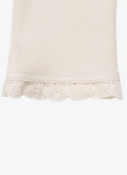 Donsje Amsterdam Affy legging in katoenblend - detail 8 beige