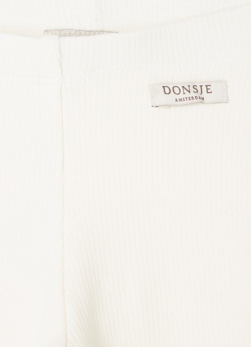 Donsje Amsterdam Affy Leggings - detail 3 gebroken wit