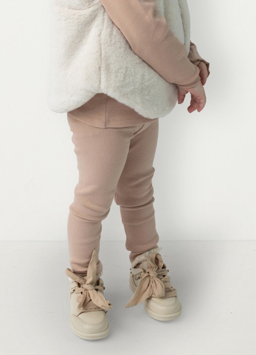 Donsje Amsterdam Affy Leggings - voorkant 3 zalmroze