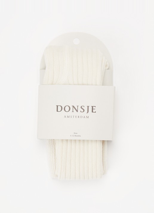 Donsje Amsterdam Aly ribgebreide maillot in katoenblend