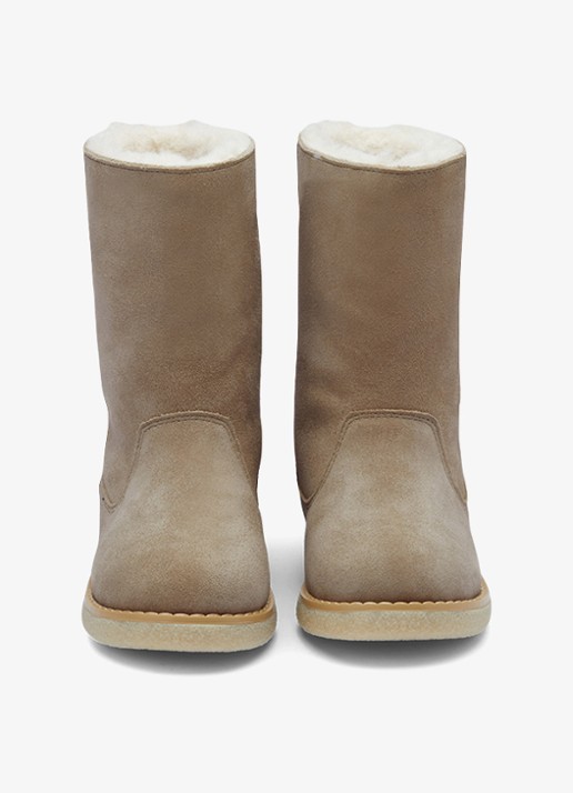 Donsje Amsterdam Aniq chelsea boot - detail 4 taupe