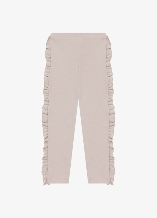 Donsje Amsterdam Audun legging met ruches - achterkant 6 oudroze