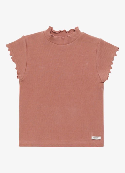 Donsje Amsterdam Aurore t-shirt met opstaande kraag