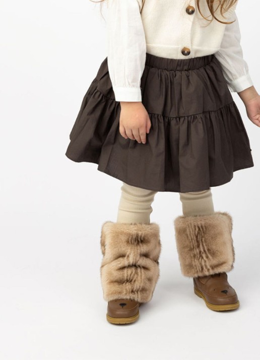 Donsje Amsterdam Azani Skirt - voorkant 2 camel