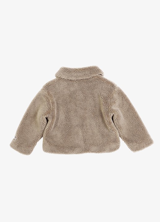 Donsje Amsterdam Bento jack van teddy - achterkant taupe