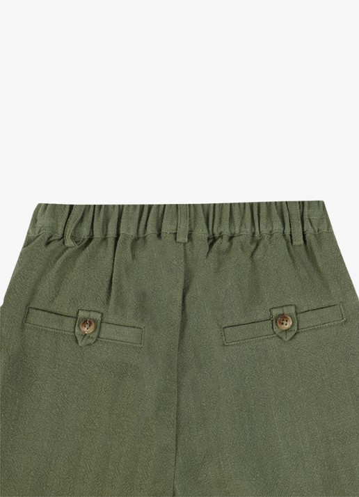 Donsje Amsterdam Dado pantalon met steekzakken - detail 5 groen