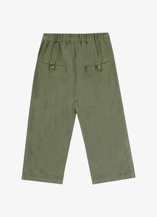 Donsje Amsterdam Dado pantalon met steekzakken - achterkant 9 groen