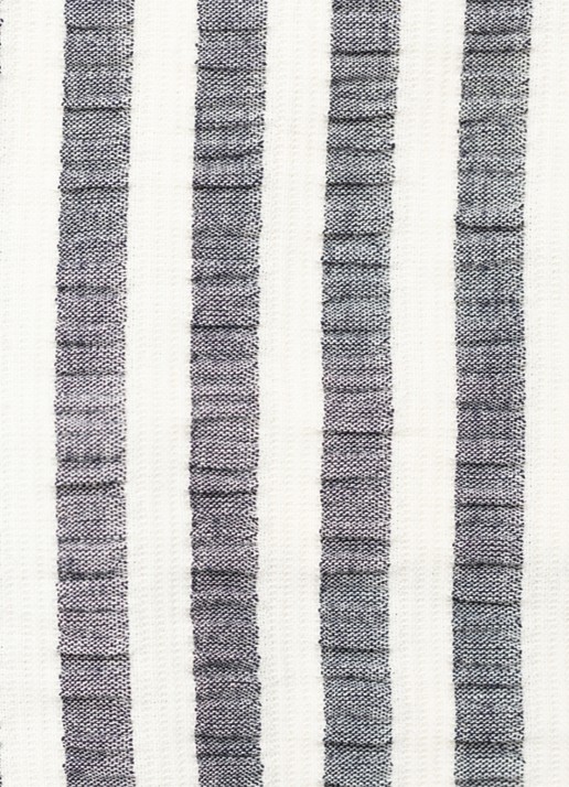 Donsje Amsterdam Dann tuinbroek met streepprint - detail 6 donkerblauw