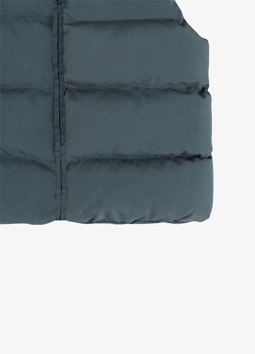 Donsje Amsterdam Dimri bodywarmer met logo - detail 5 donkerblauw