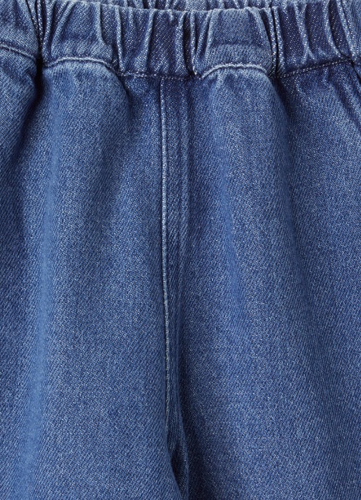 Donsje Amsterdam Dinotje balloon fit jeans - detail blauw