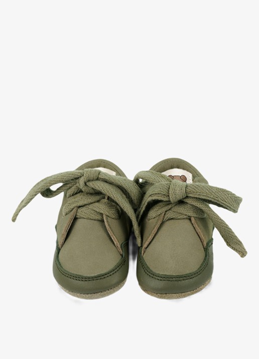 Donsje Amsterdam Duuk sneaker van leer - detail 3 beige