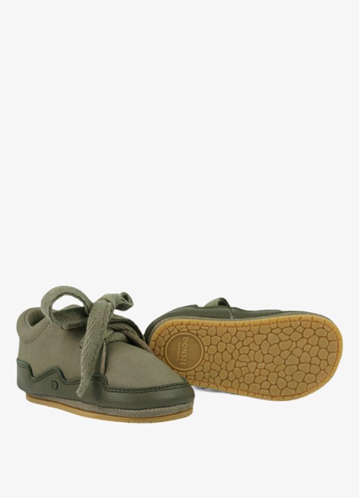 Donsje Amsterdam Duuk sneaker van leer - detail 5 beige