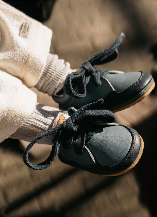 Donsje Amsterdam Duuk sneaker van leer - voorkant 6 blauw