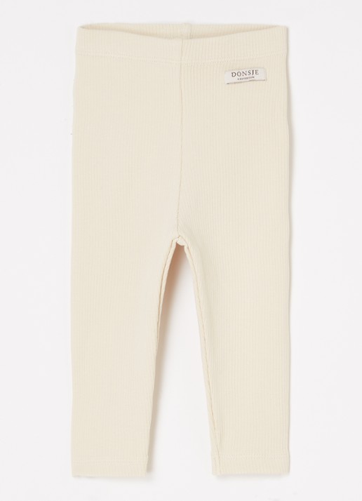 Donsje Amsterdam Ellie ribgebreide legging van  katoen