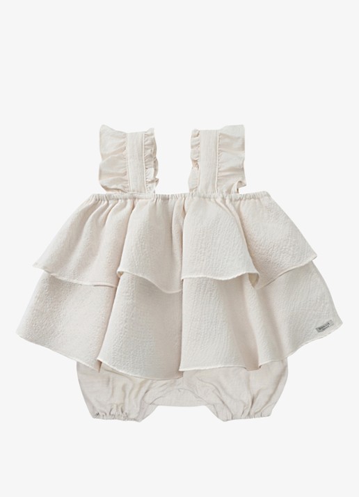 Donsje Amsterdam Elowen playsuit met ruches