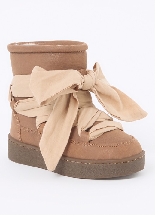 Donsje Amsterdam Ganza Boots - voorkant 3 hazelnootbruin