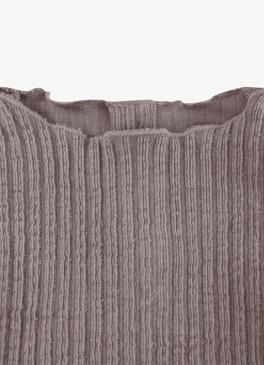 Donsje Amsterdam Giggie romper met ribstructuur - detail 3 grijs